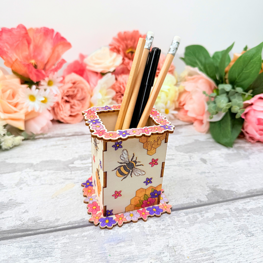 Busy Bee Pencil Holder