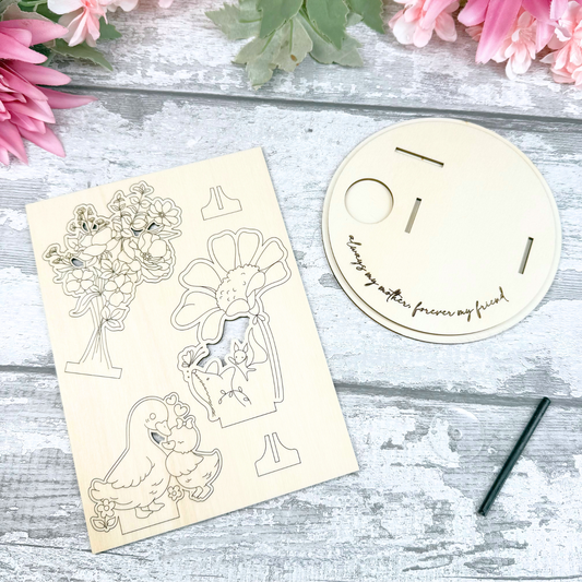 Mother’s Candle & Photo Stand Kit