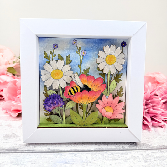 Bee in Bloom Frame Scene