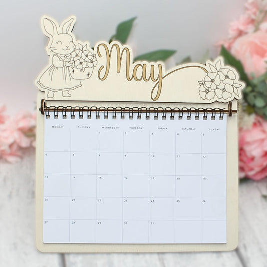 May Calendar Topper - Cute Animal Design