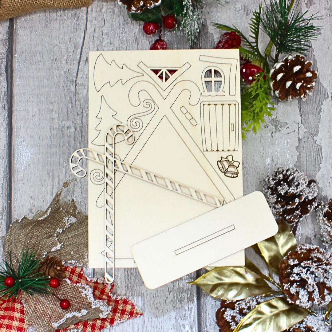 Christmas Village - Candy Cane Cabin