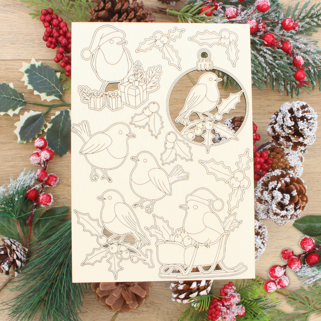 Deluxe Christmas Robins