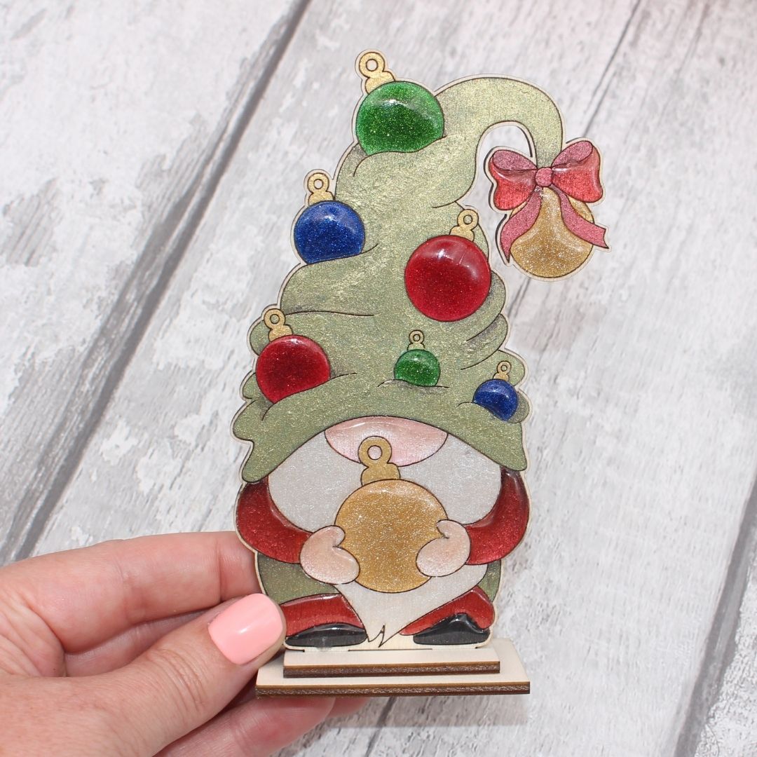 Christmas Standing Gnome Set