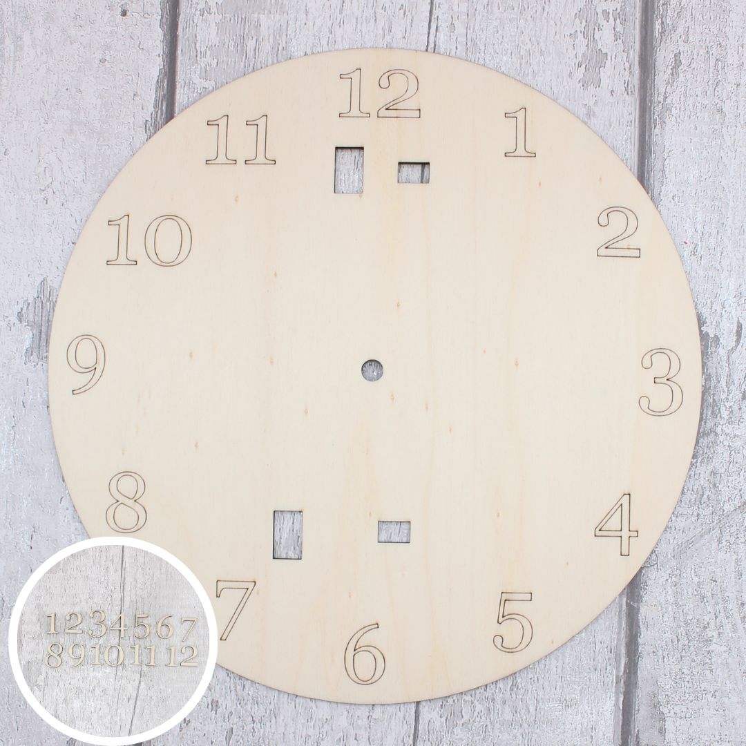 Clock Face & Numbers **Mechanism NOT included***