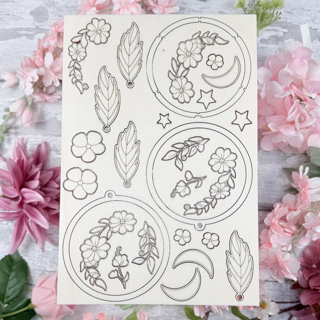 Floral Dream Catcher Craft Kit