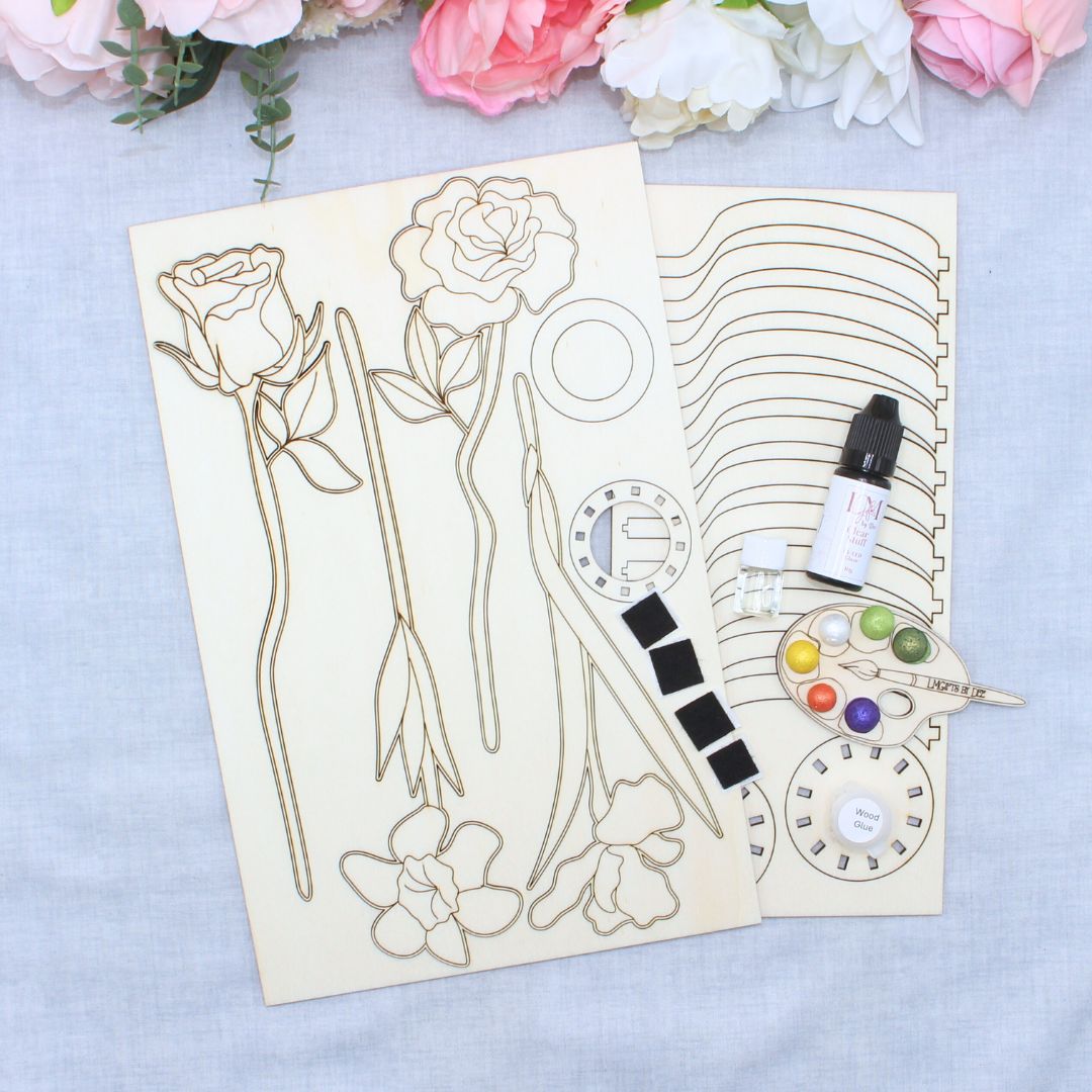 Floral Vase Craft Along - without LED Light