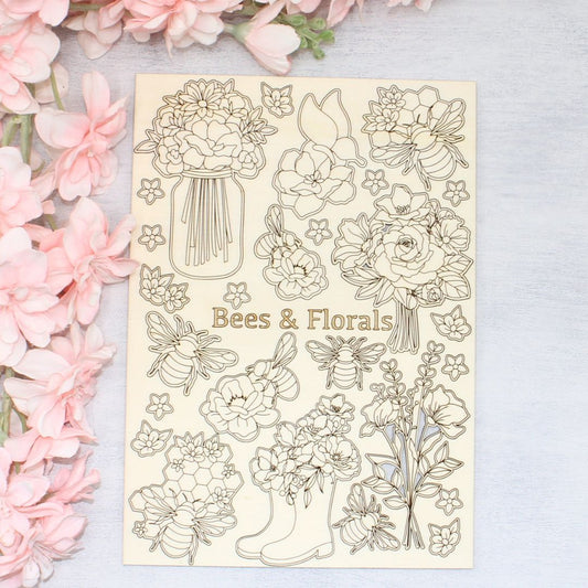 Bee & Floral Set