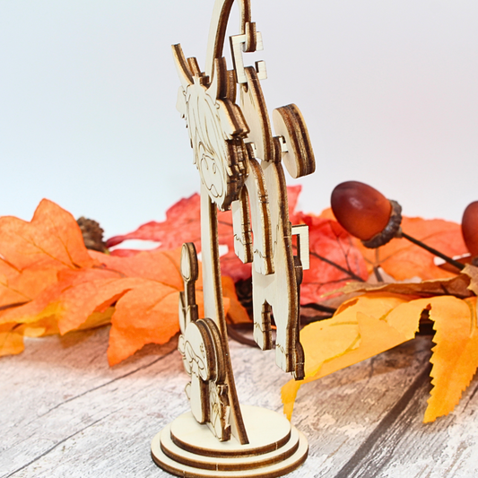 Autumn Wiggly Highland Cow Hanger