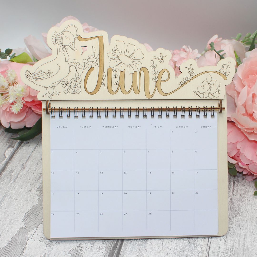 June Calendar Topper - Goose Design
