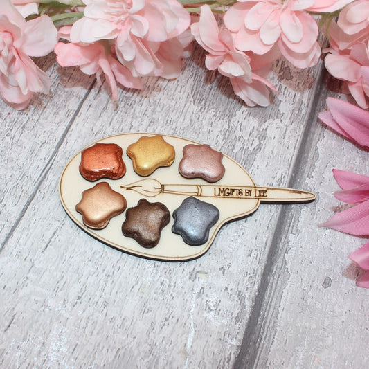 Metallic Shimmer Watercolour Palette (Midi Size)