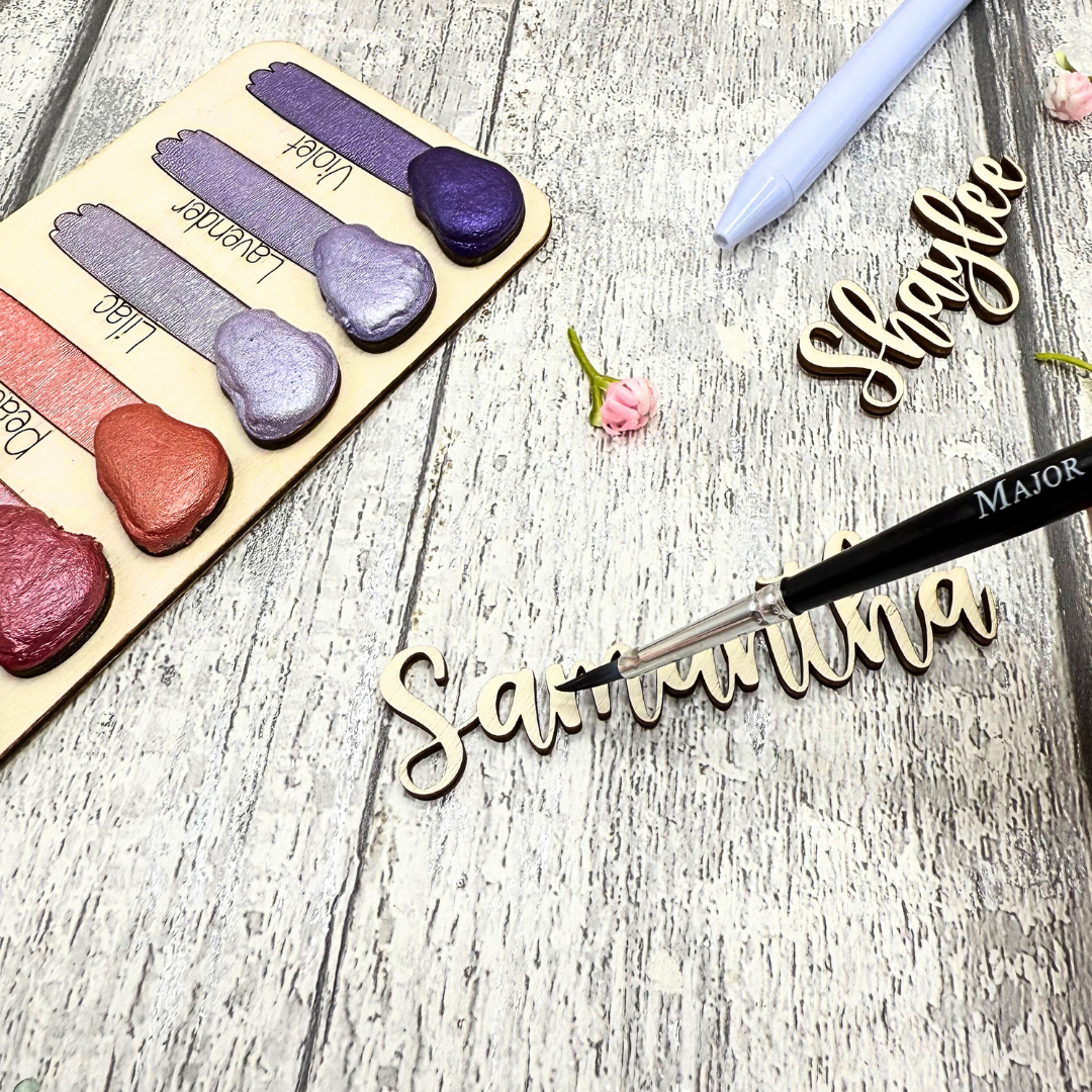 Sunflower Bloom Personalised Notepad Holder – Paintable Wooden Desk Accessory