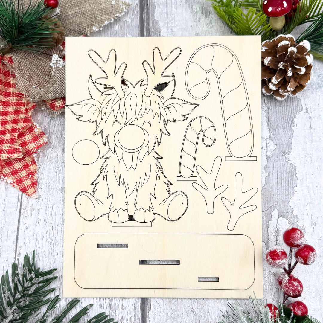 Reindeer Highland Coo