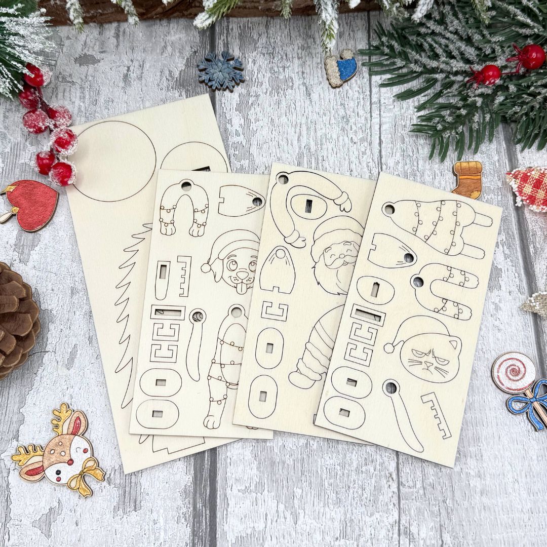 Christmas Wiggly Mix-&-Match Bundle – One Tree, Three Festive Friends