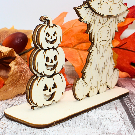 Halloween Highland Cow - Witch Outfit