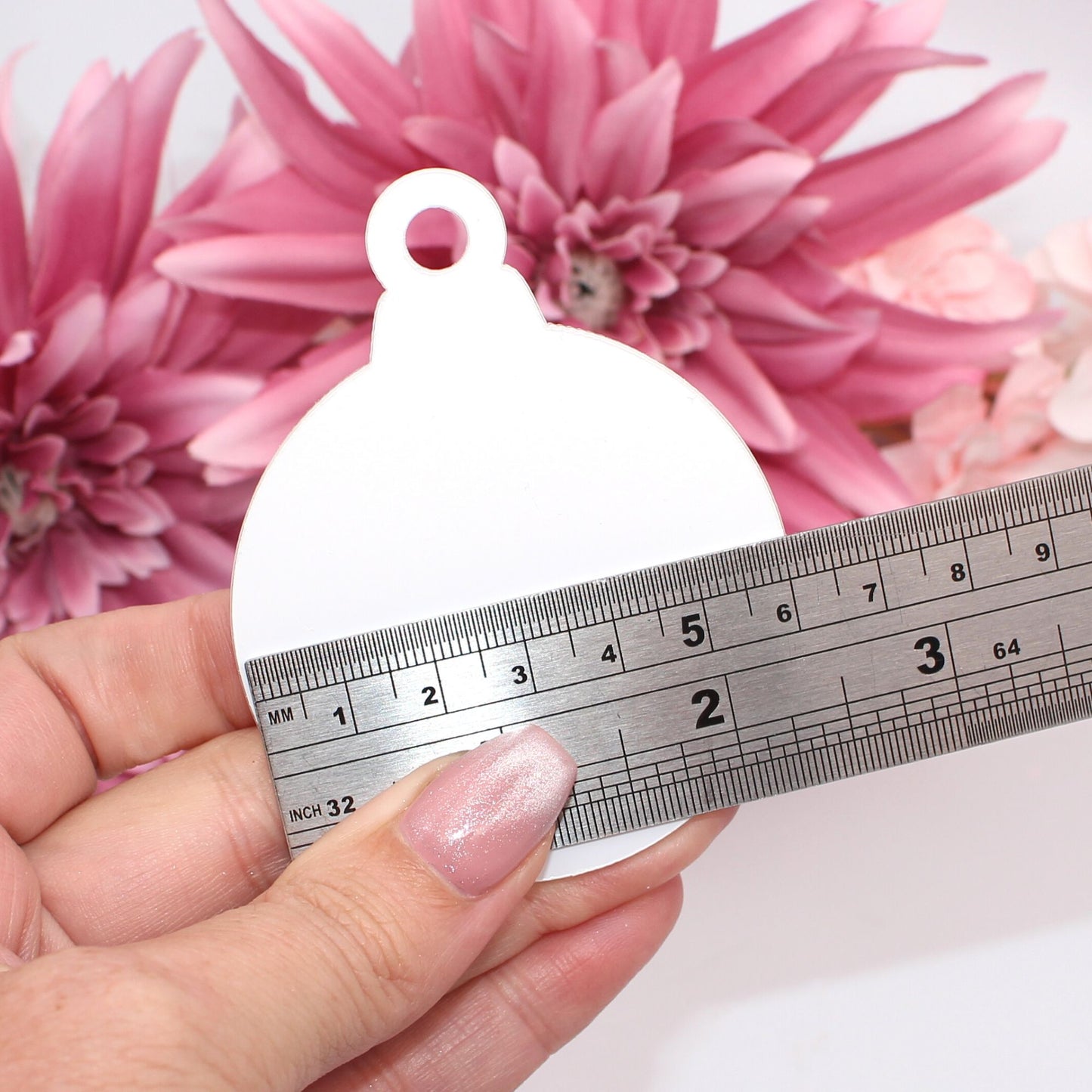 Clear Acrylic Baubles - Perfect for Christmas Crafts