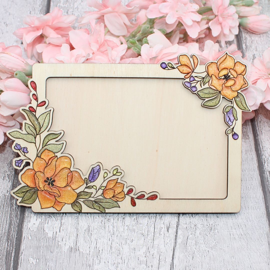 Floral Photo Frame