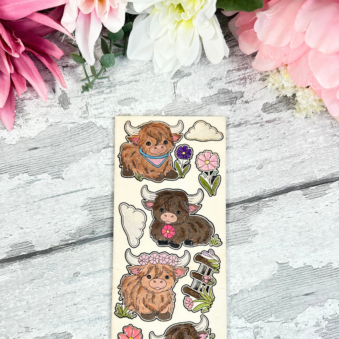 Highland Cow Mini Sheet