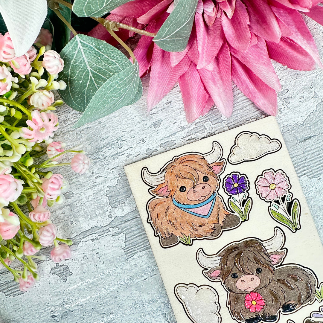 Highland Cow Mini Sheet