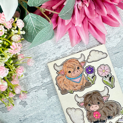 Highland Cow Mini Sheet
