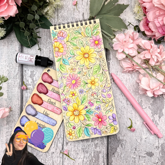 Floral Daydream To-Do List – Paintable Wooden Cover