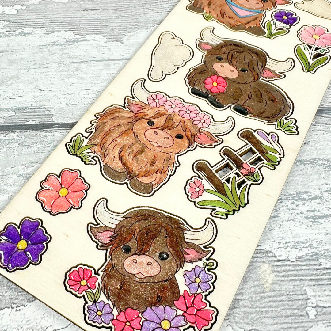 Highland Cow Mini Sheet
