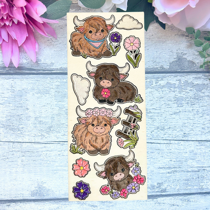 Highland Cow Mini Sheet