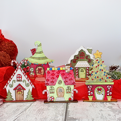 The Christmas Village - All 5 Cabins