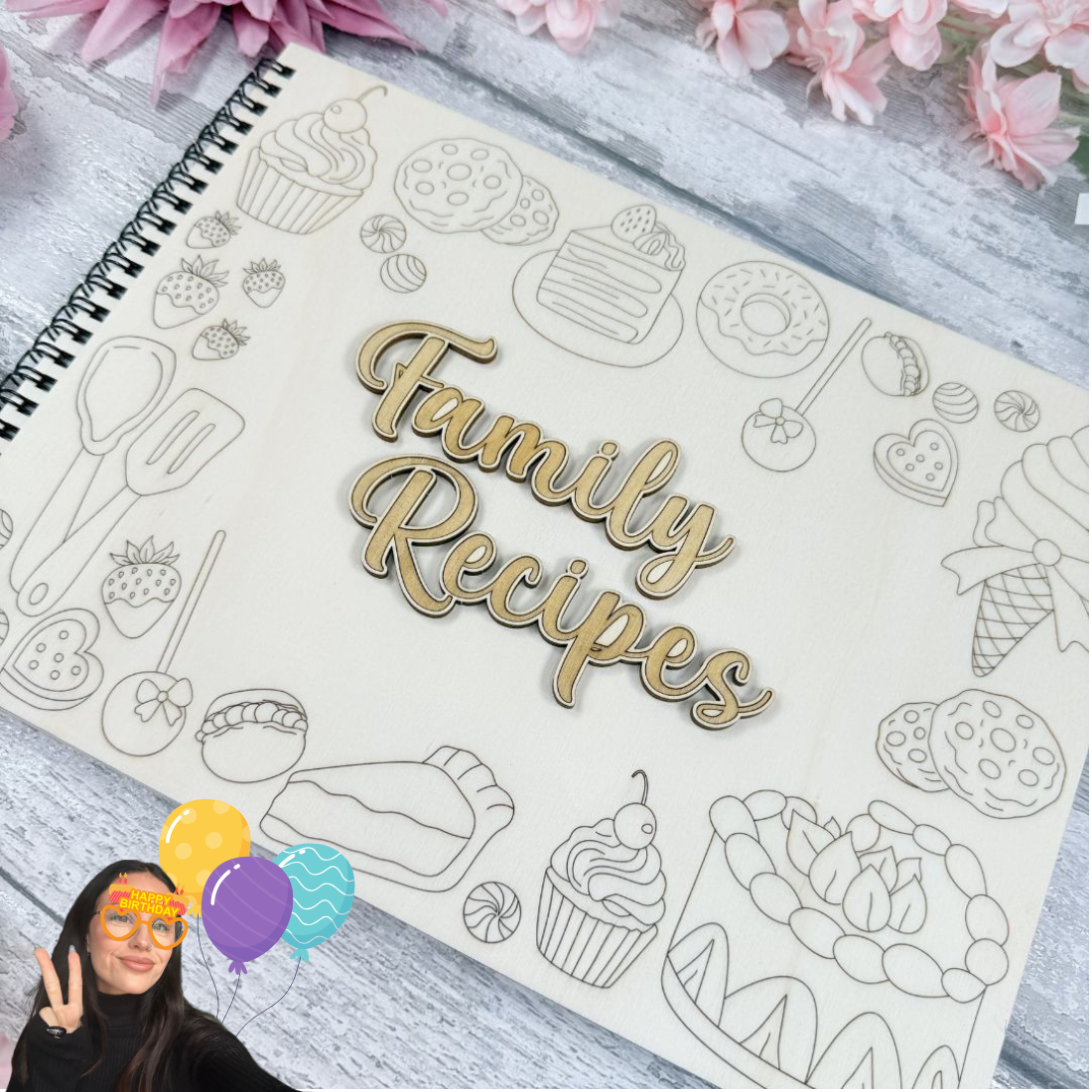 Personalised Sweet Recipe Book