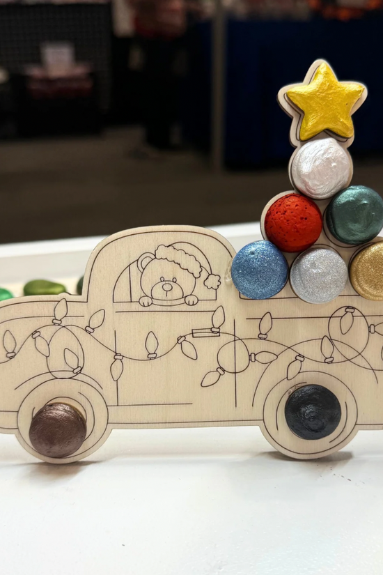 Christmas Teddy Paint Palette — Limited Edition