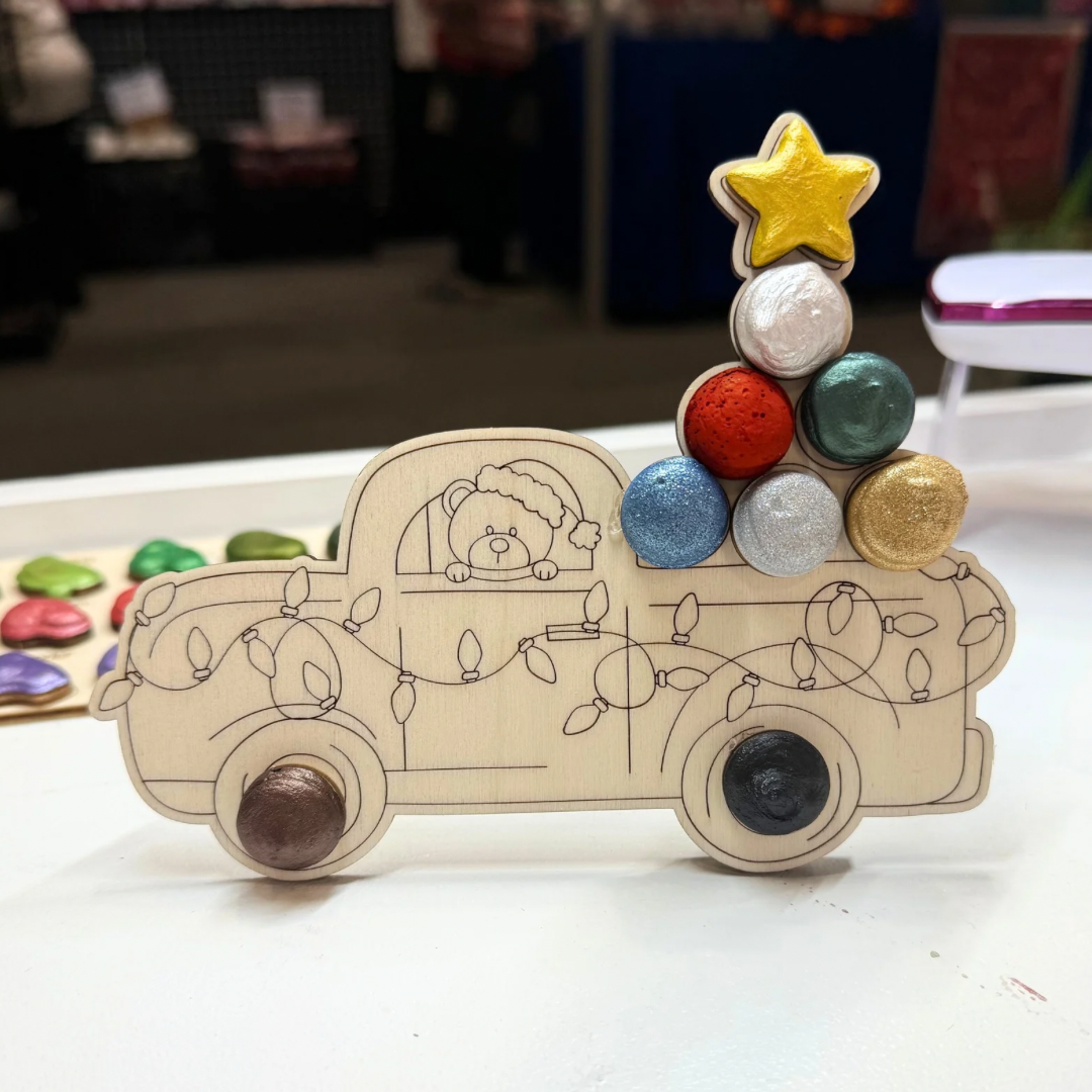 Christmas Teddy Paint Palette — Limited Edition