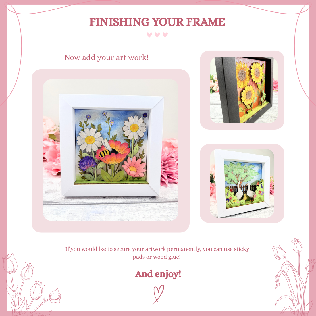Bee in Bloom Frame Scene