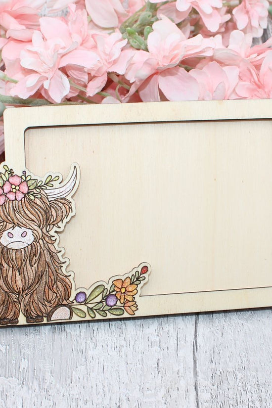 Highland Cow Photo Frame Craft Kit
