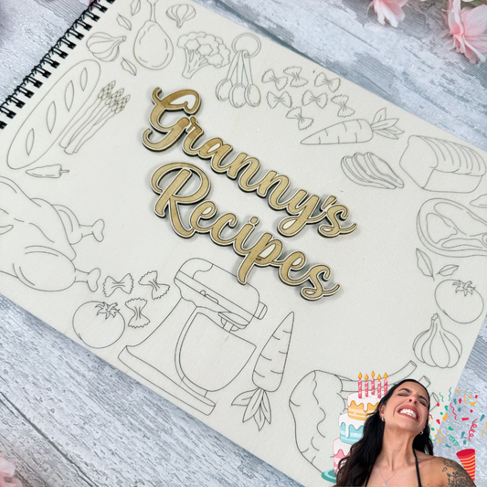 Personalised Savoury Recipe Book