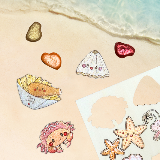 Rock Pooling Colouring Pop-Out Sheet