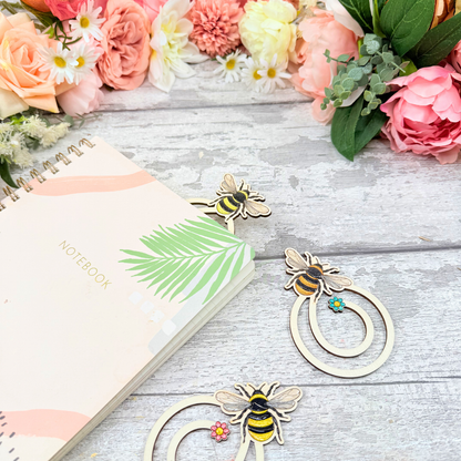 Bee Bookmark Set