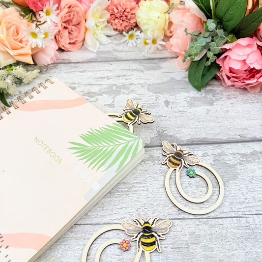 Bee Bookmark Set