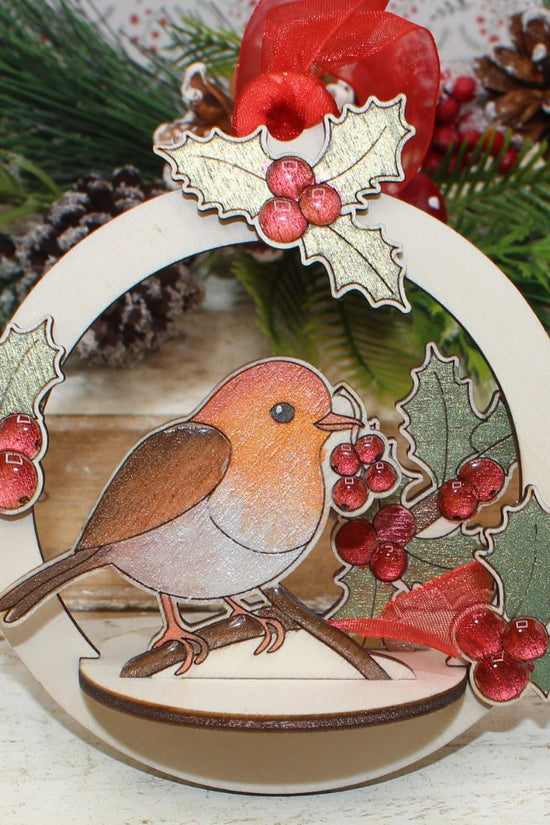 Little Robin 3D Tree Ornament Set