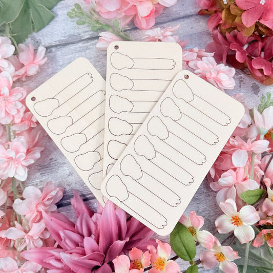 Paint Booklet Refill Pages – Set of 3 Blank Swatch Sheets