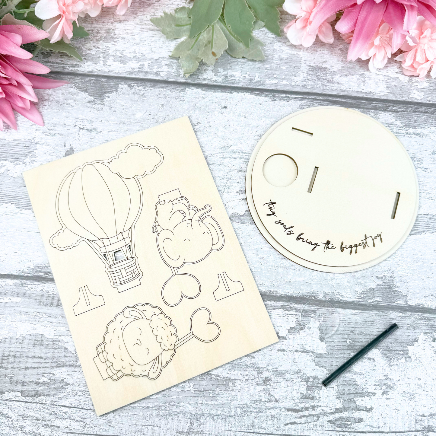 Memory Candle & Photo Stand Craft Kit