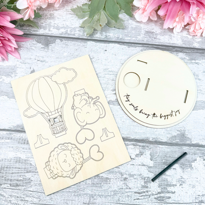 Memory Candle & Photo Stand Craft Kit