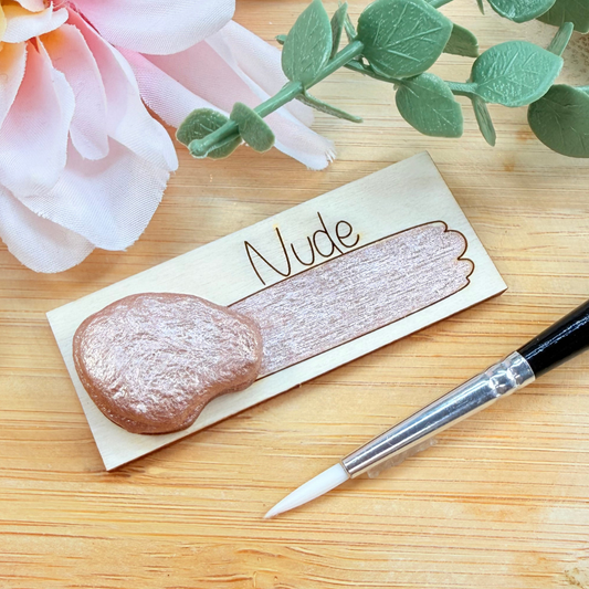 Handmade Shimmer Watercolour Paint - Nude