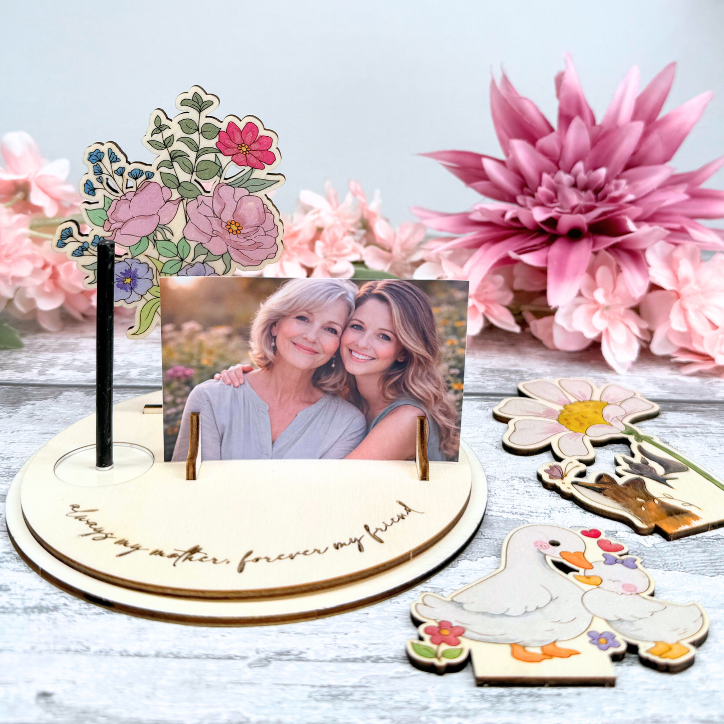 Mother’s Candle & Photo Stand