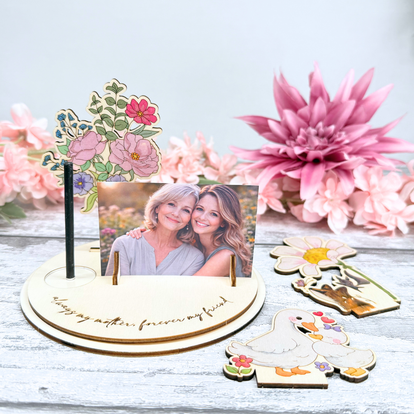 Mother’s Candle & Photo Stand