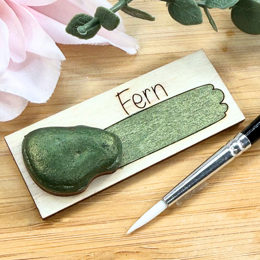 Handmade Shimmer Watercolour Paint - Fern