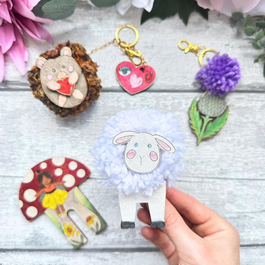 PomPom Sheepy Character
