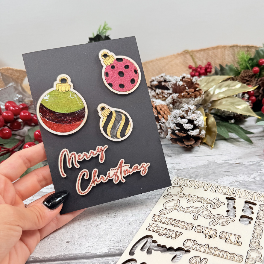 Mini Baubles Pop-Out Sheet