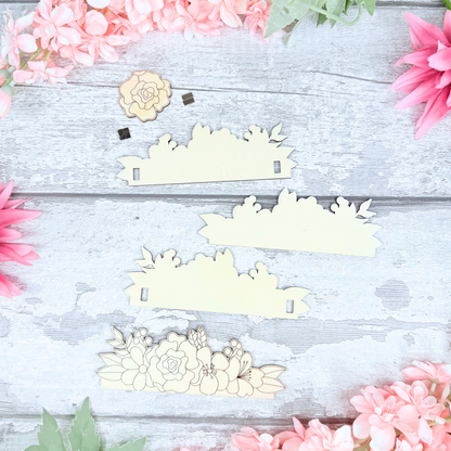 Bloom & Hold – Floral Magnetic Photo Holder