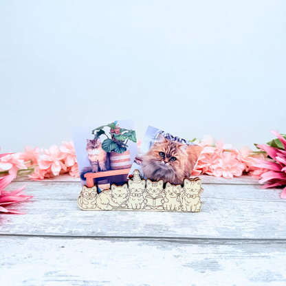 Whiskers & Wonders – Kitty Cat Magnetic Photo Holder