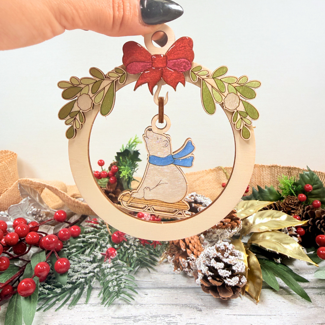 Christmas Dangle Bauble - Polar Bear