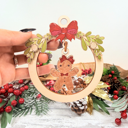 Christmas Dangle Bauble - Gingy